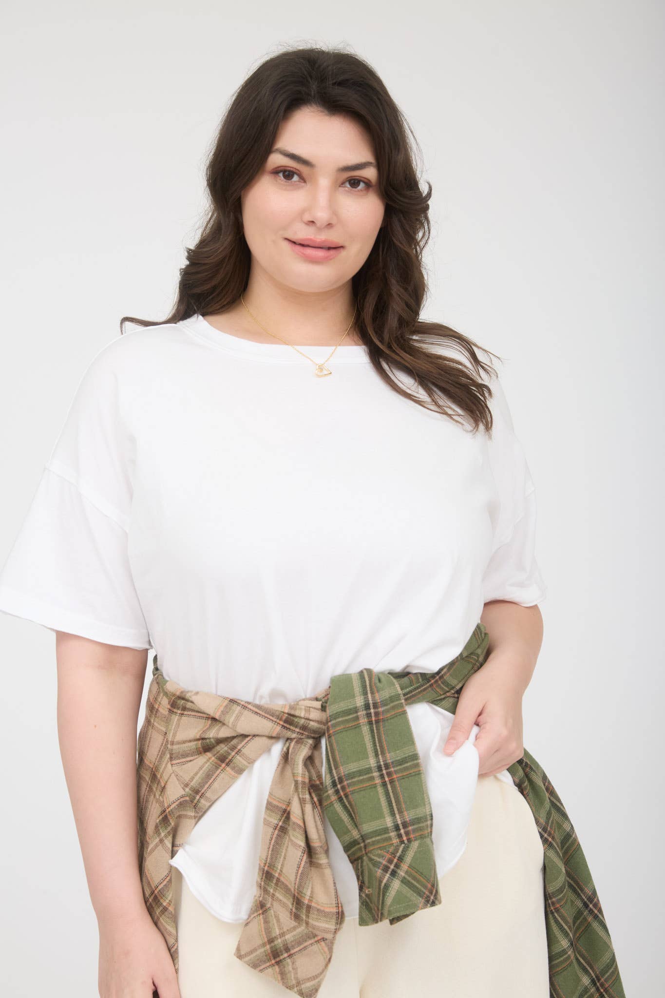 Plus Easy Living Cotton Tee