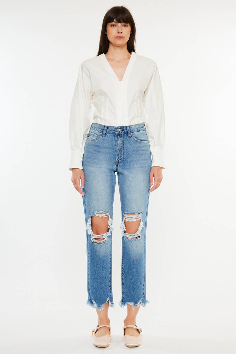 Mom Jeans | Medium Denim