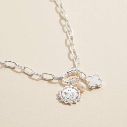 Chain Necklace with Charms