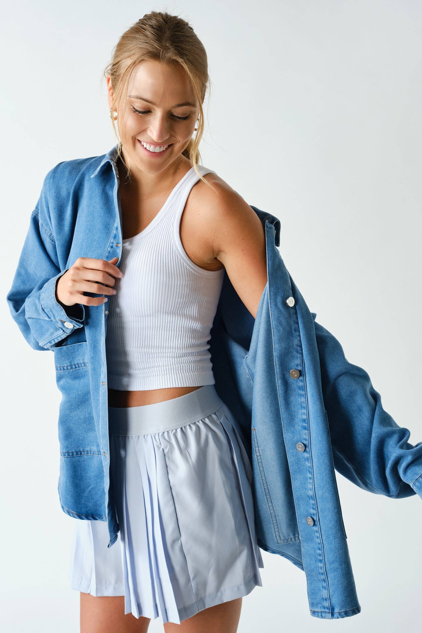 Oversized Everyday Denim Shacket