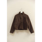 Cozy Sherpa Jacket With Pockets