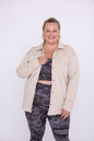 Plus Snap-On Shacket with Pockets