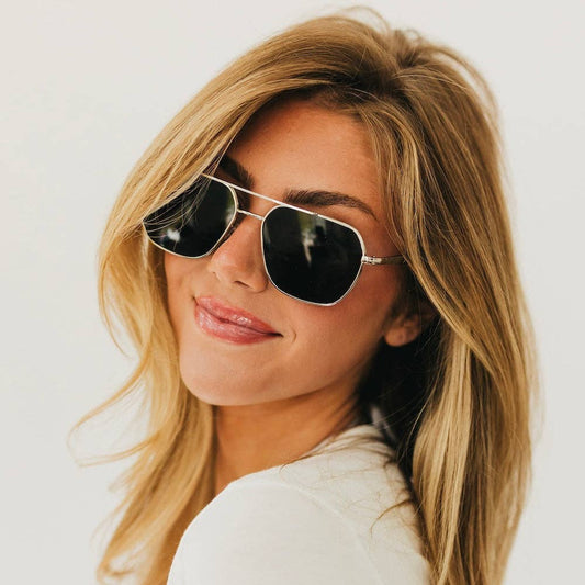 Melanie Square Aviator Sunglasses