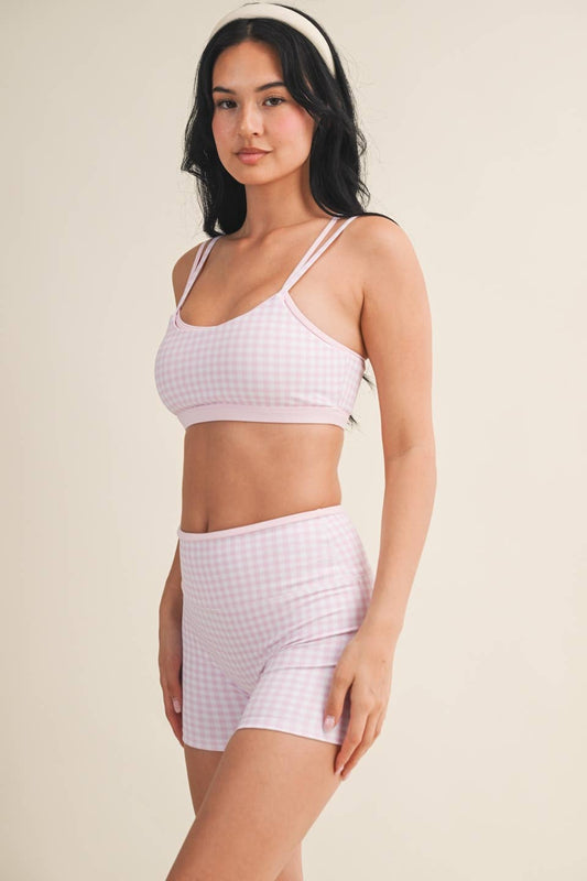 Sweet Check Bra Top