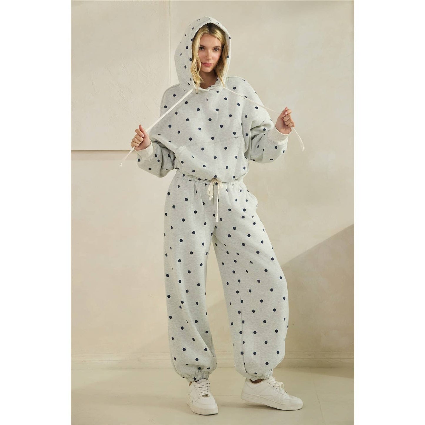 Polka Dot Sweat Pants