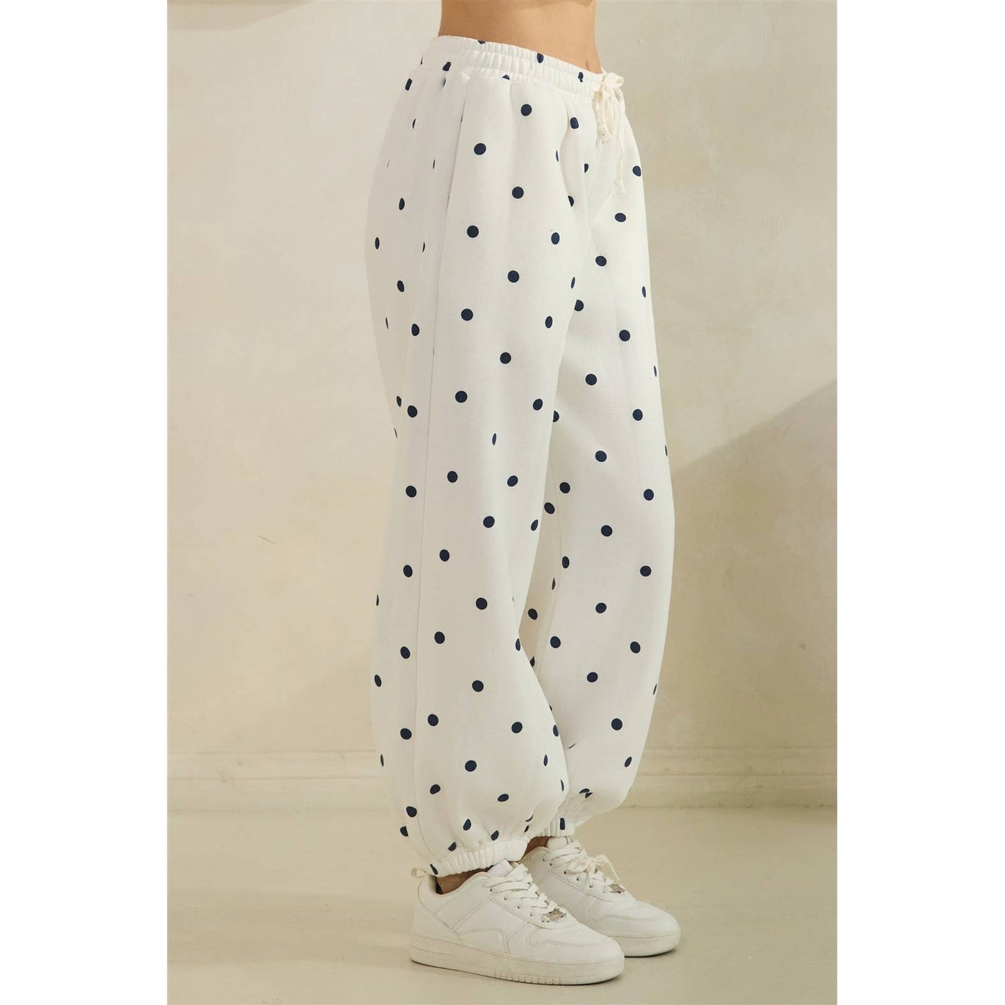 Polka Dot Sweat Pants