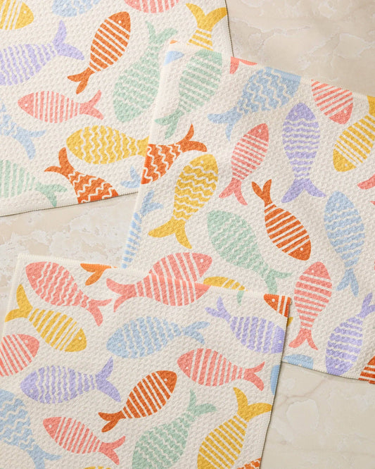 Fish Flip Dishcloth Set