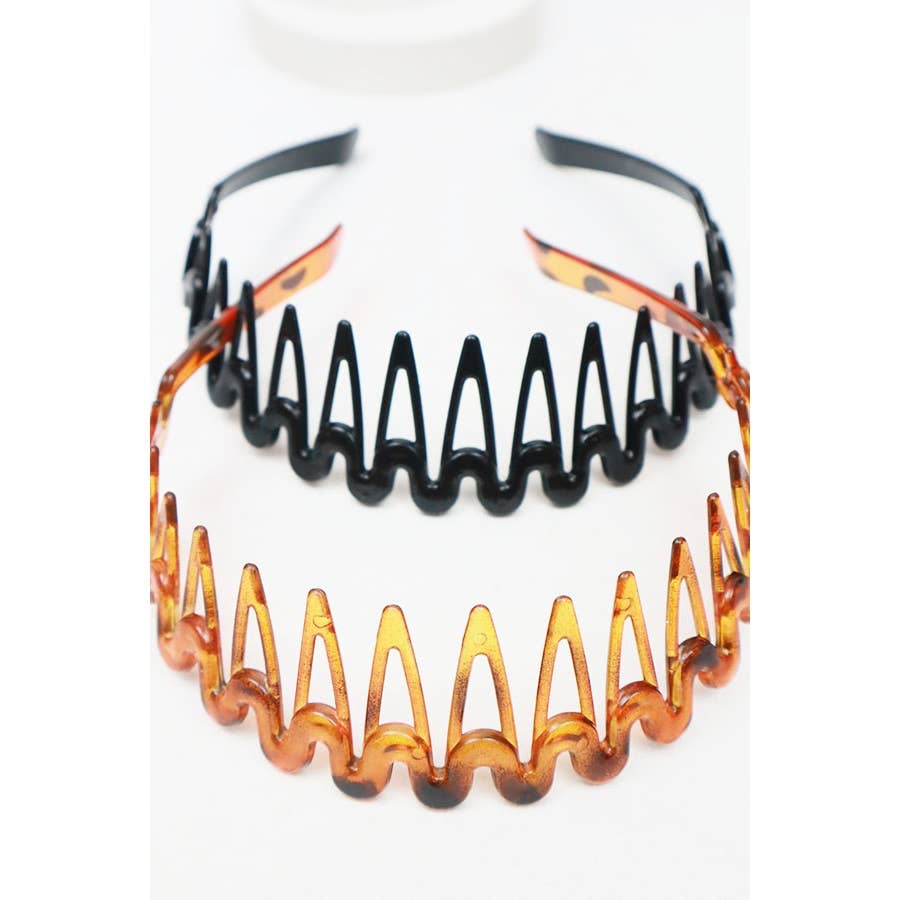 Plastic Zigzag Tooth Hair Comb Hairband