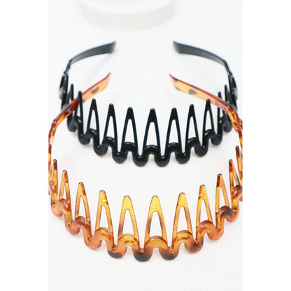 Plastic Zigzag Tooth Hair Comb Hairband