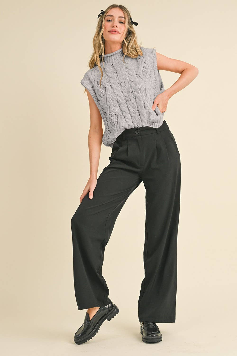 Timeless Cable Sweater Vest