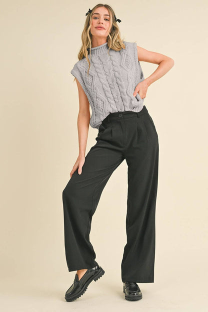 Timeless Cable Sweater Vest