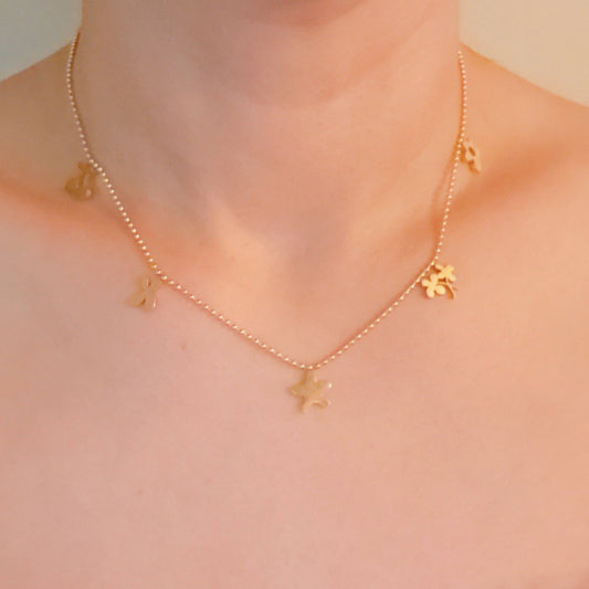 Lucky Picks Charm Chain Necklace