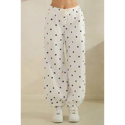 Polka Dot Sweat Pants