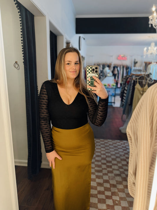 Lily Satin Skirt | FINAL SALE