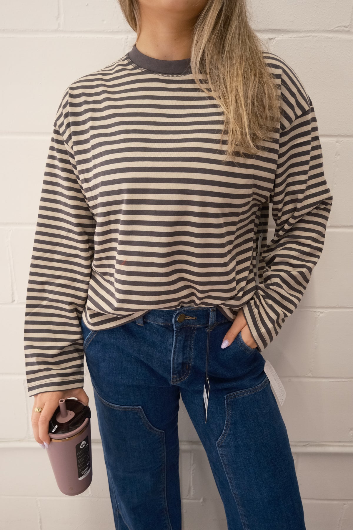 Horizon Striped Long-Sleeve Tee