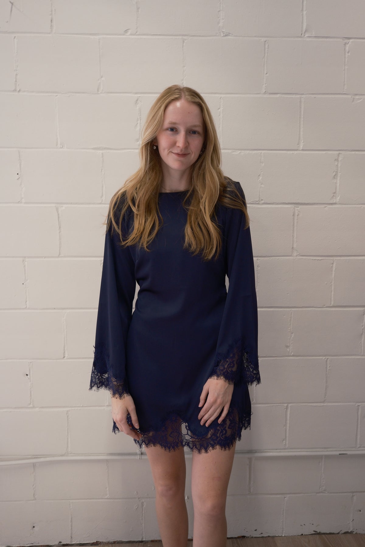 The Romance Satin Mini Dress