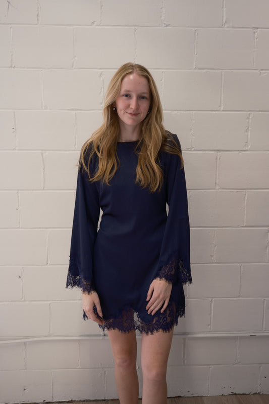The Romance Satin Mini Dress
