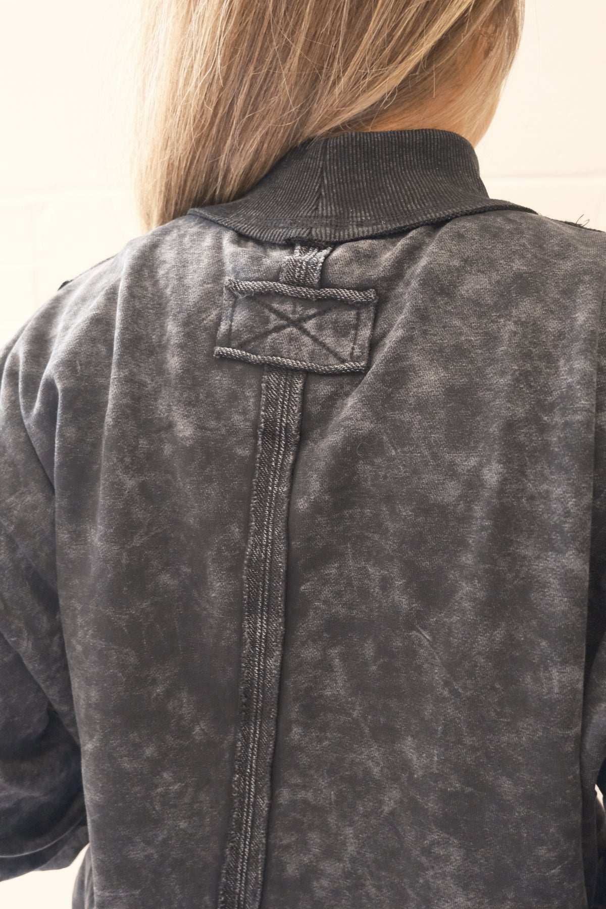 Vintage Wash Mock Neck
