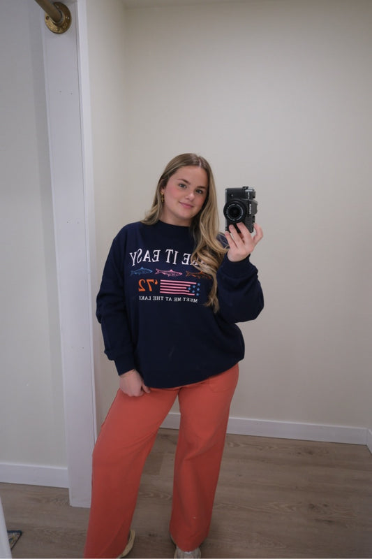 Lake It Easy Mock Neck