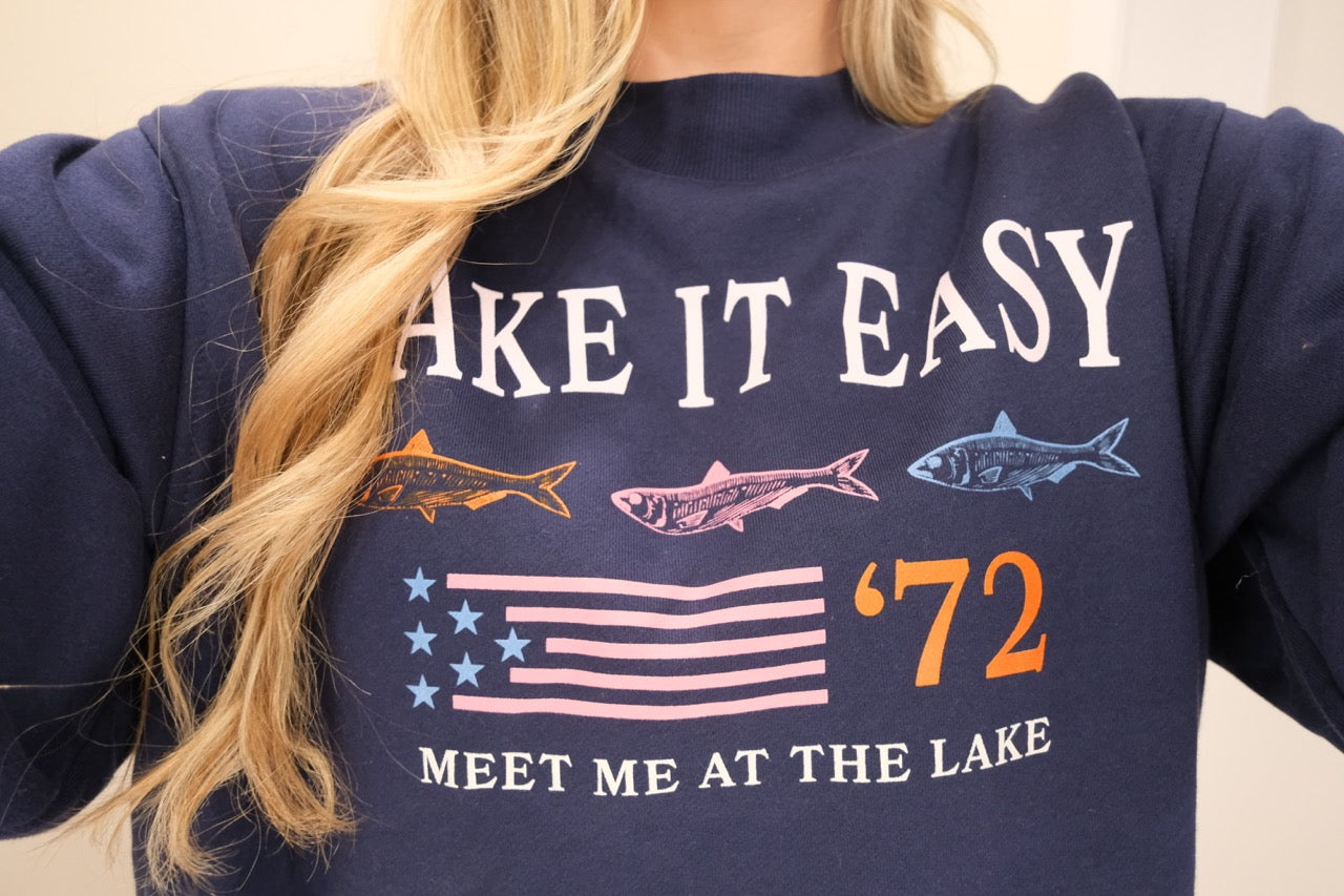 Lake It Easy Mock Neck
