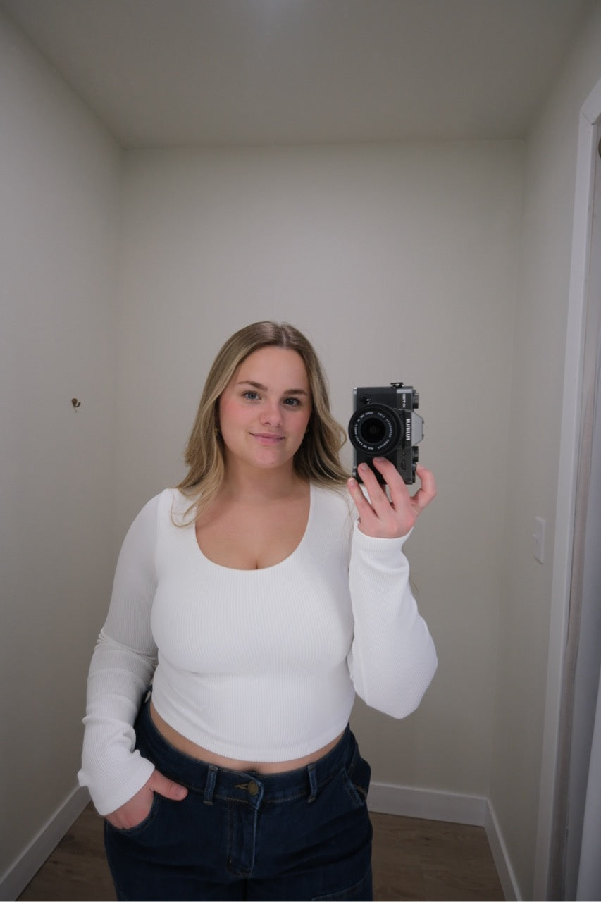 Sculpt Ribbed Long Sleeve