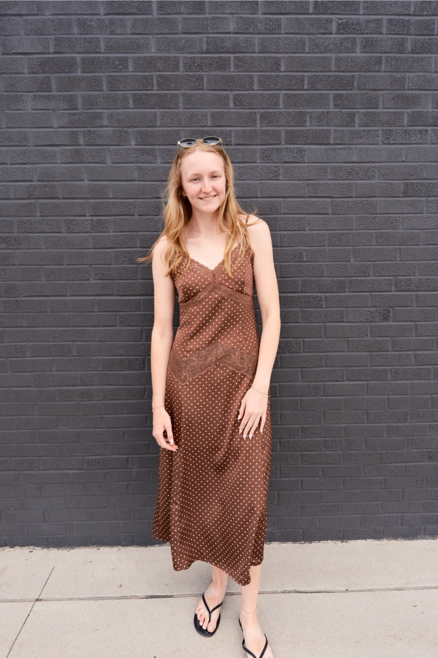 Mocha Kiss Midi Dress