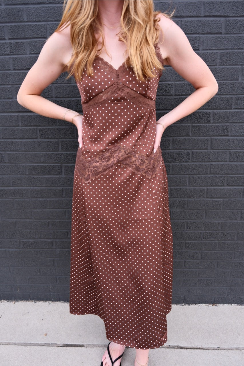 Mocha Kiss Midi Dress