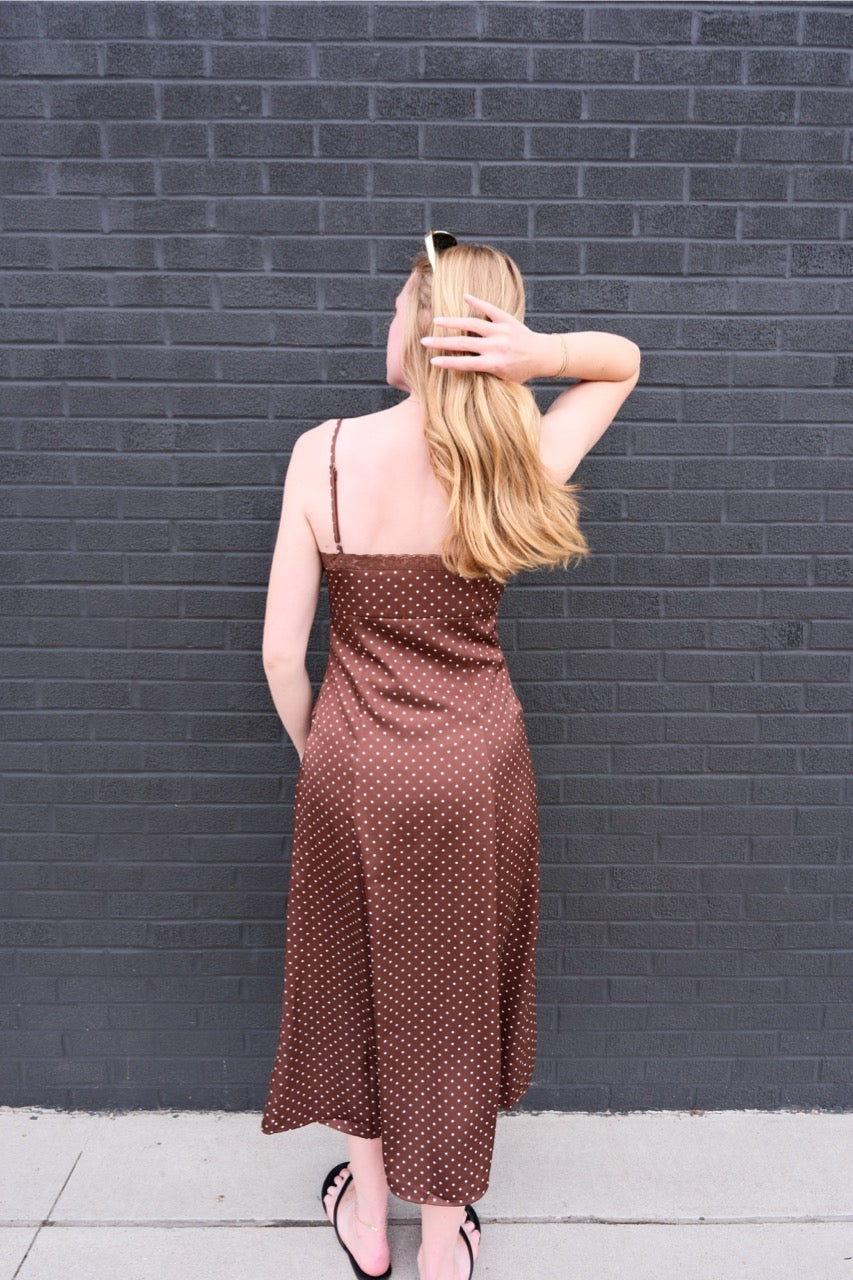 Mocha Kiss Midi Dress