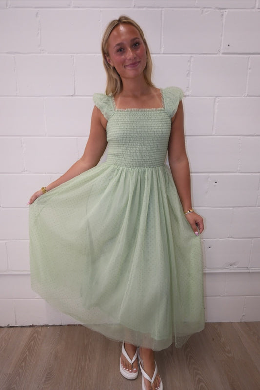 Mint to Be Maxi Dress