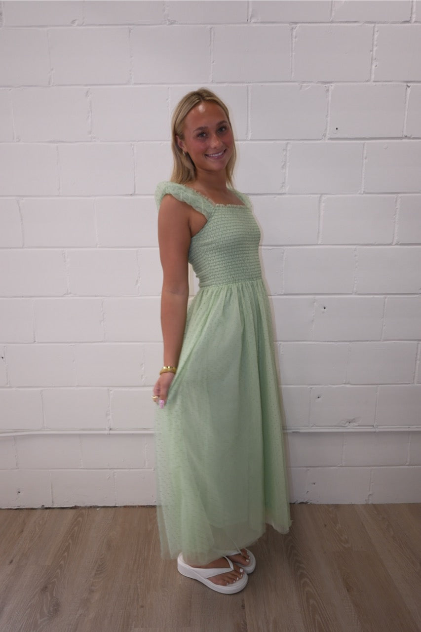 Mint to Be Maxi Dress