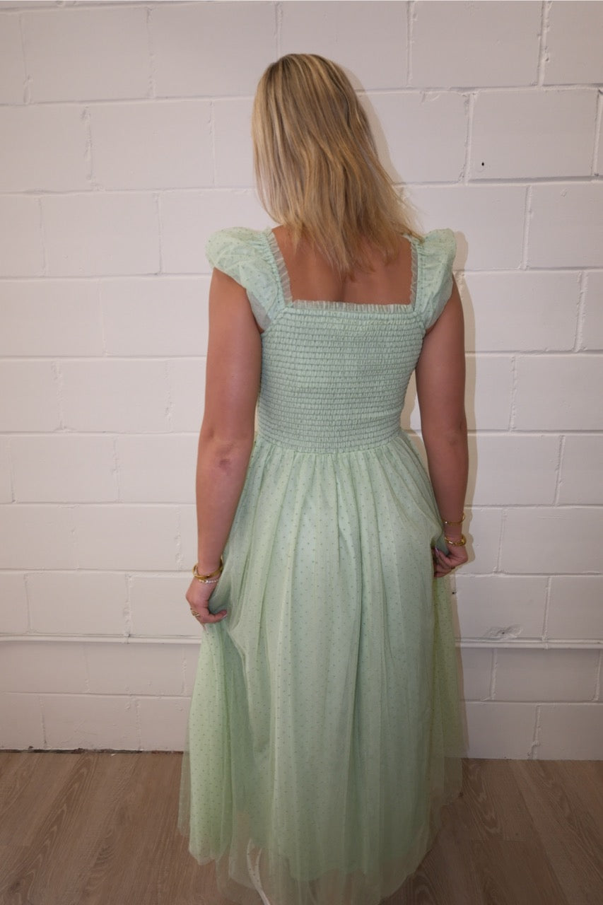 Mint to Be Maxi Dress