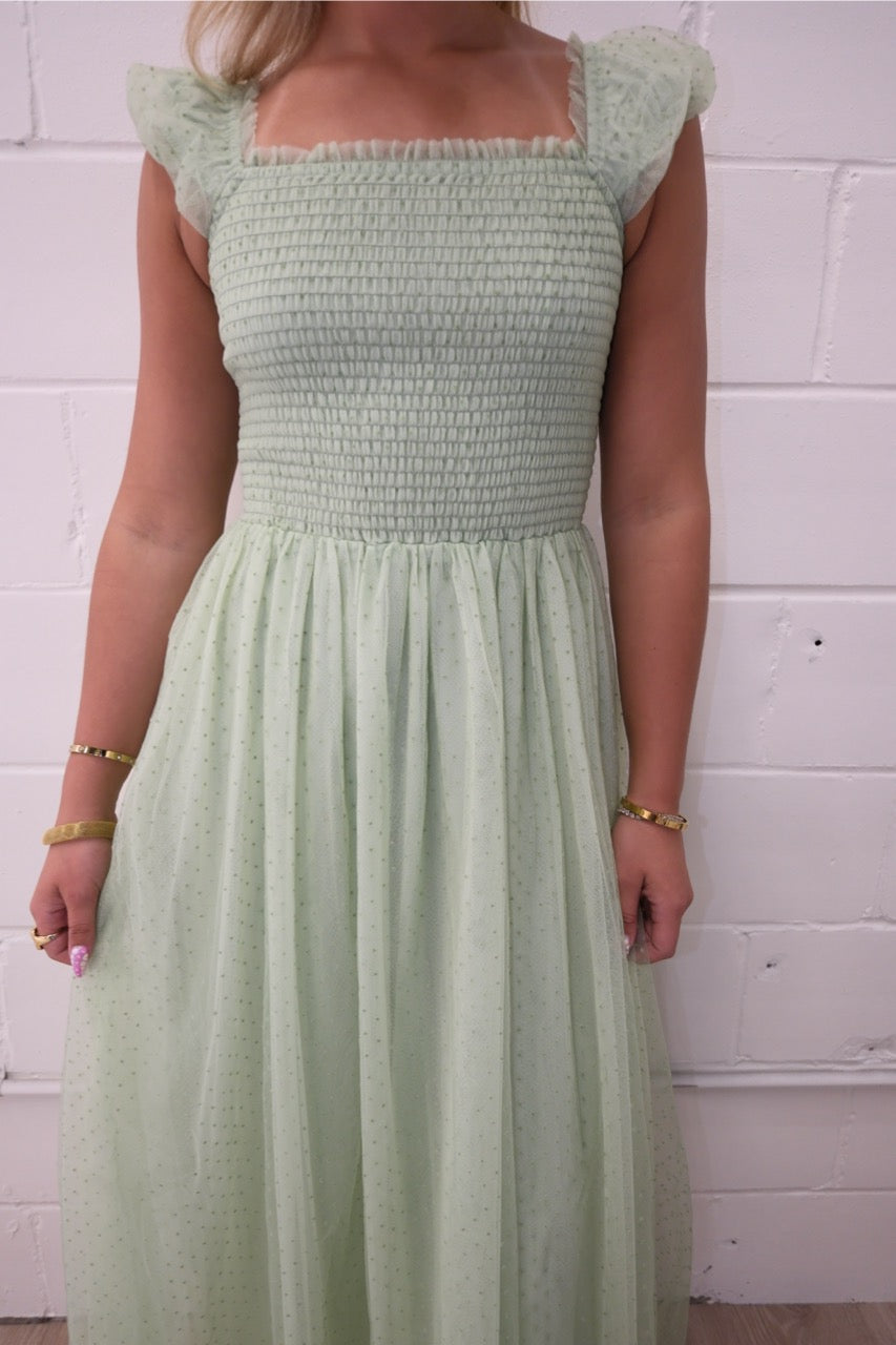 Mint to Be Maxi Dress