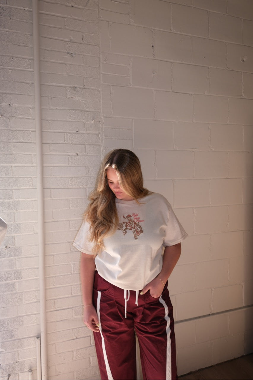 Hold Your Horses Embroidered Tee