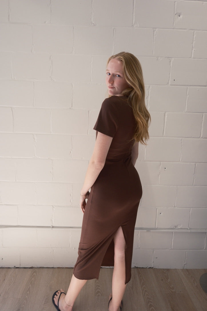 Espresso Hour Midi Dress