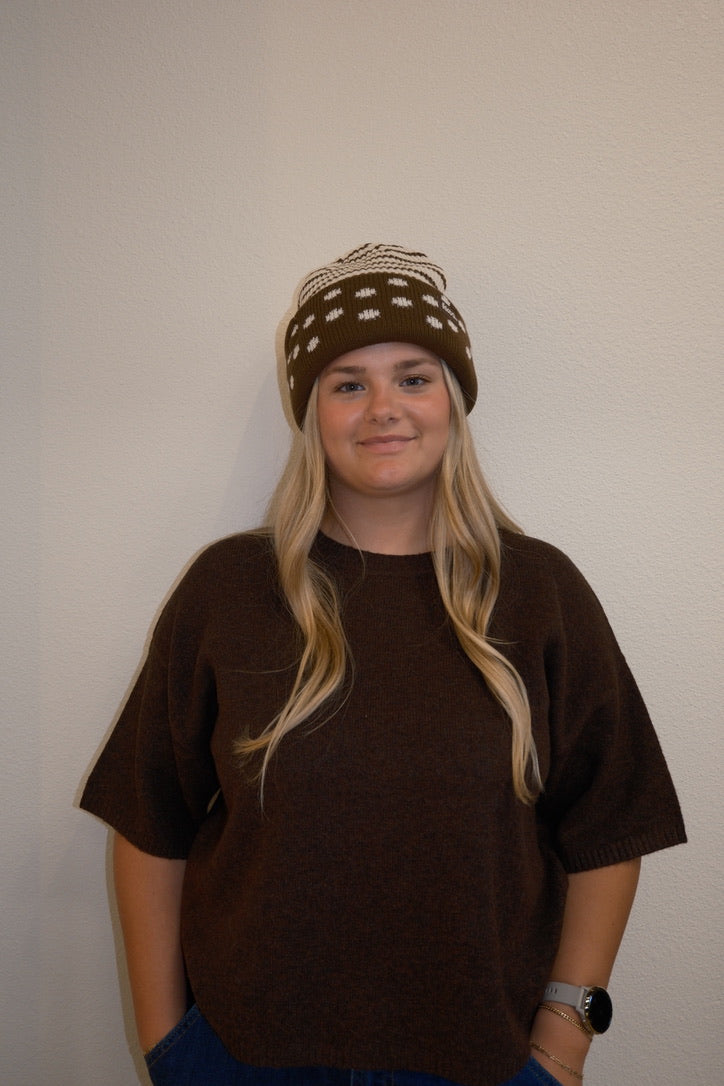KAXI Polka Dot Reversible Beanie