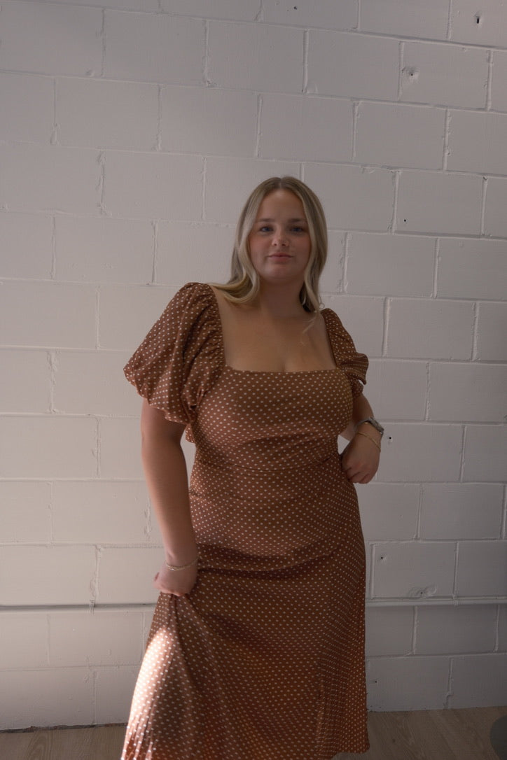 Polka Dot Darling Midi Dress