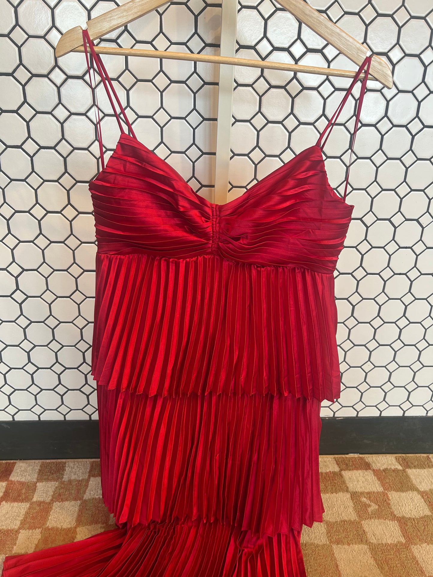 Midi Red Dress