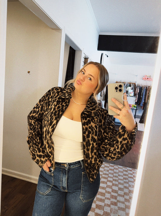 Valley Leopard Print Jacket