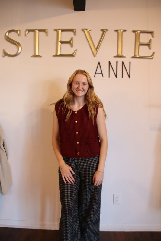 Harvest Edit Knit Sweater Vest