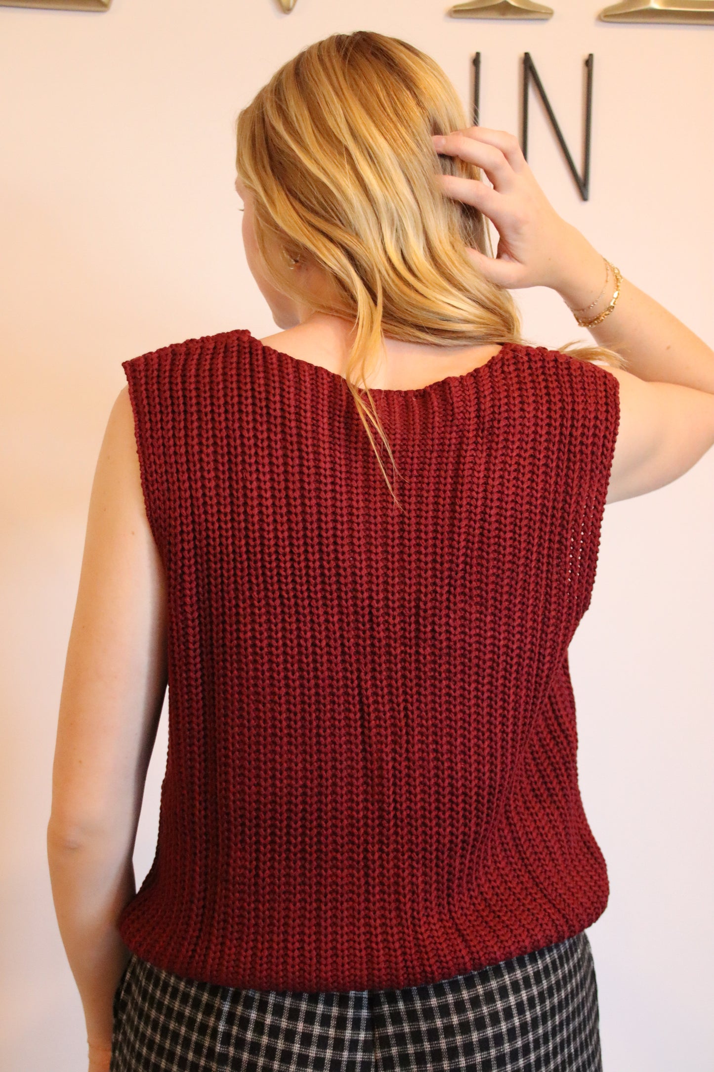 Harvest Edit Knit Sweater Vest
