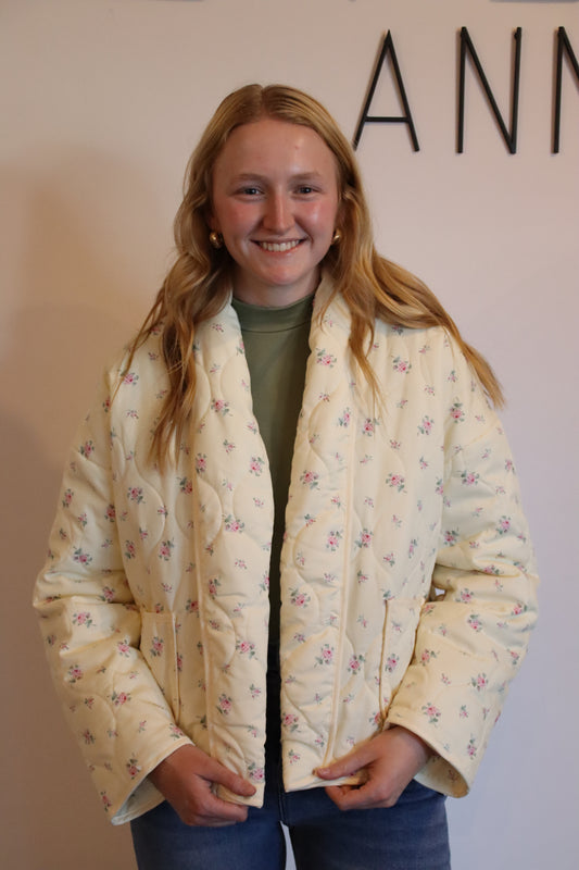 Vintage Flower Oversized Jacket