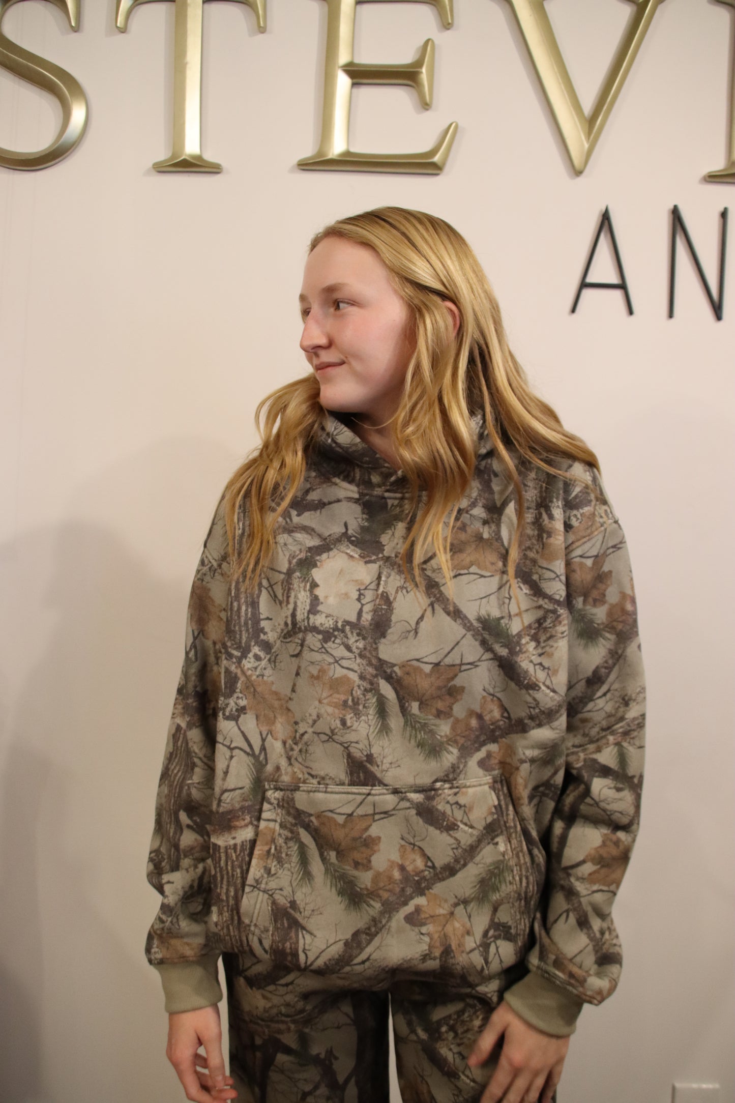Elk Woodland Camo Fleece Set