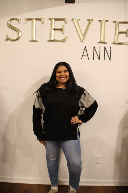 Plus Midnight Oversized Pullover