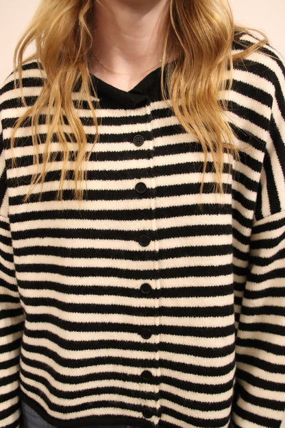 Oslo Stripe Cardigan