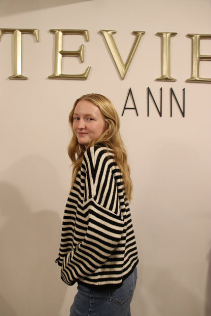 Oslo Stripe Cardigan