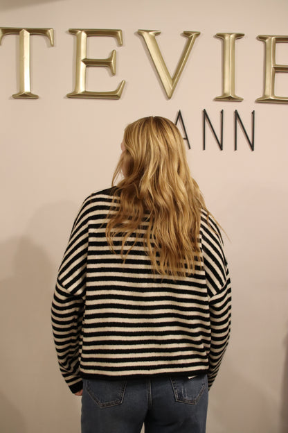 Oslo Stripe Cardigan