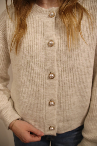 Pearly Classic Button Down Cardigan