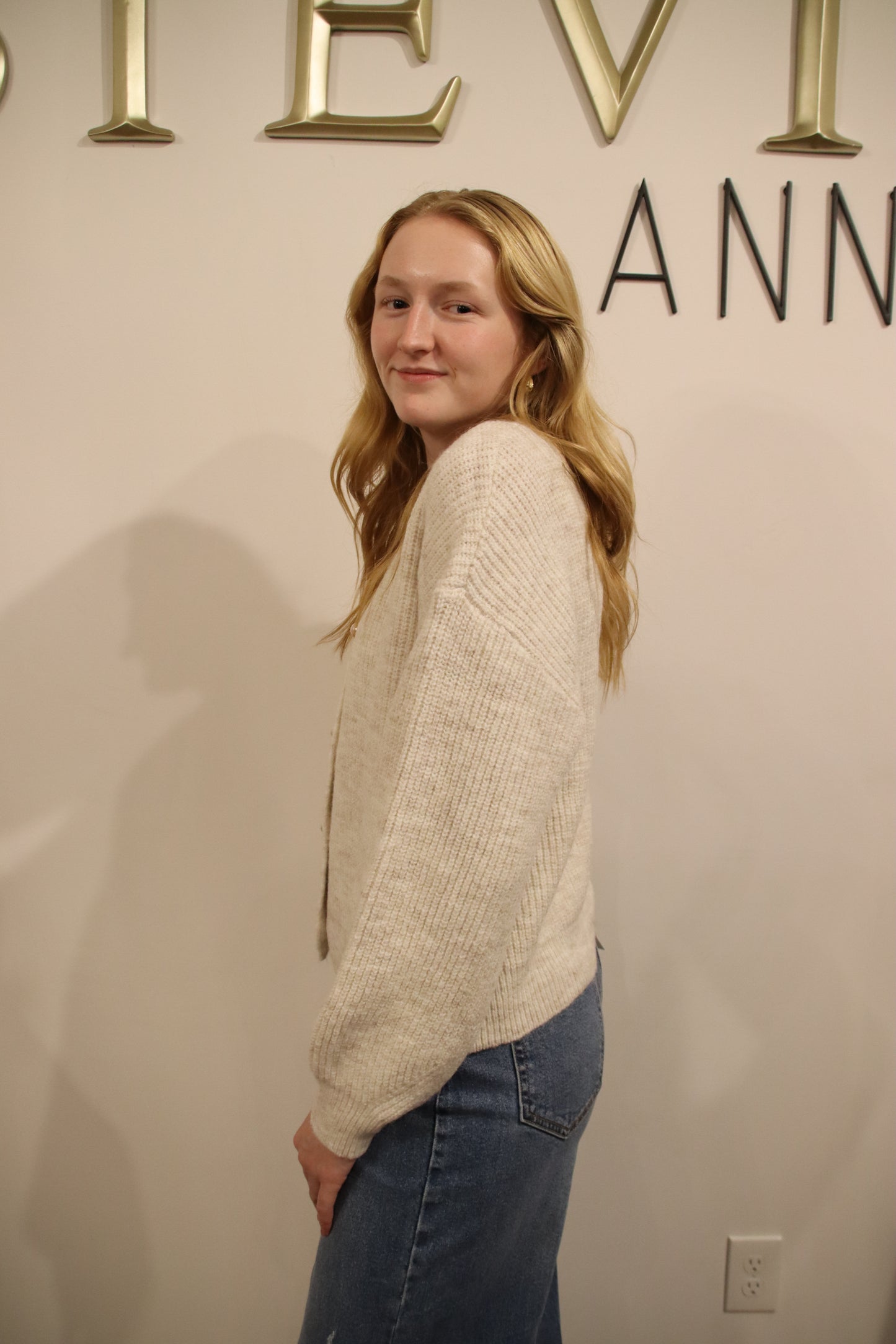 Pearly Classic Button Down Cardigan
