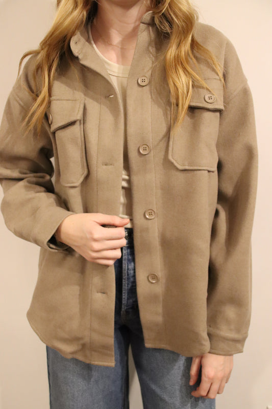 Birken Faux Wool Shacket