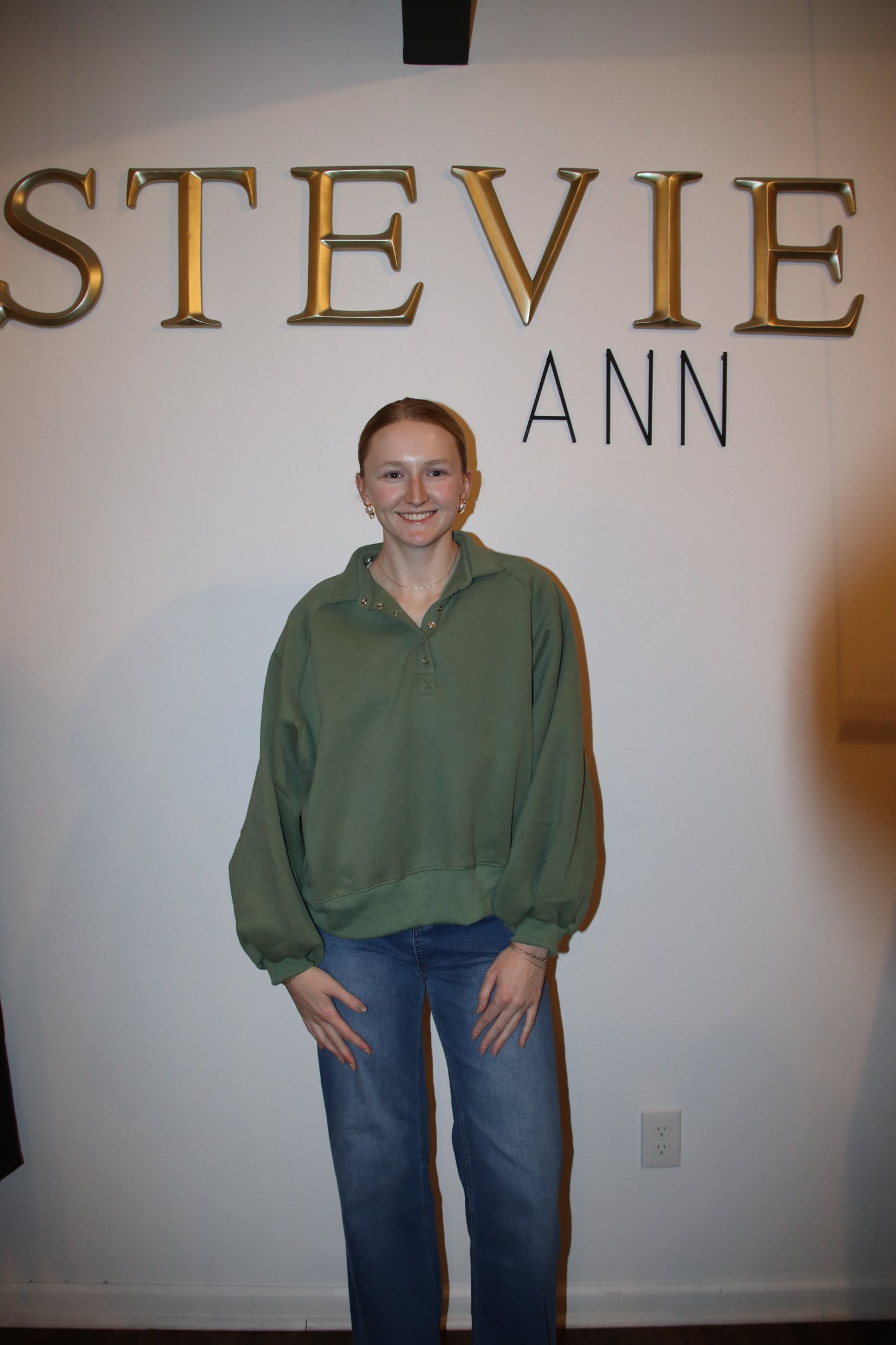 Piper Snap Button Collared Sweater